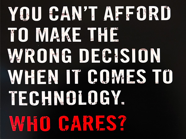 SoftMed “Who Cares?” Campaign Postcard